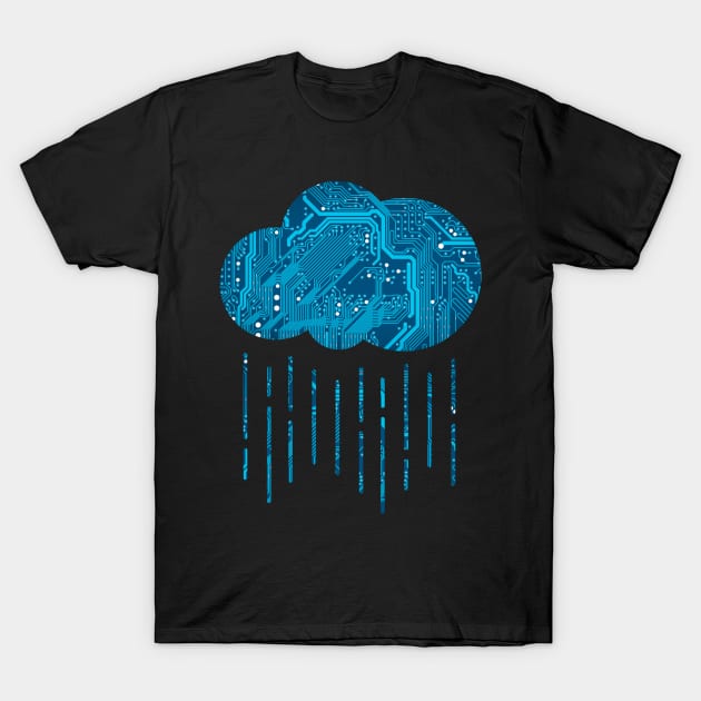 Cyberpunk Cloud Computing T-Shirt by Talesbybob